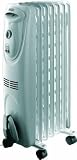 White Delonghi Oil Filled Radiator KH590715 (Delonghi finished goods, ) 1.5 Kw