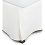 Pinzon Matelasse Queen Bed Skirt, Ivory