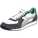 PUMA Men's Easy Rider III Sneaker,White/Shadow/Green,9.5 M