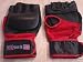Grappling Gloves-Leather- Black (Size: Medium)