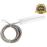 Deluxe Flexible Stainless Cpap Tube Cleaning Brush , Reduce Bacteria , Lifetime Warranty , Kink Proof, Breathe Cleaner Fresher Air , Fits All Standard 22mm Diameter Tubing , Guaranteed not to damage your CPAP Tubes