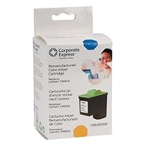 Inkjet Print Cartridge, Remanufactured, Lexmark Color Jetprinter Z615, Tri-Color CEBIJ0026R