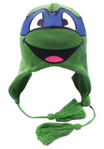  TMNT Teenage Mutant Ninja Turtles Leo Leonardo Laplander Ski Beanie Hat