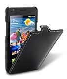 Melkco - Samsung Galaxy S 2 I9100 Ultra Slim Leather case Flip Type Black