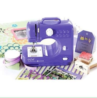 New Singer Sewing Co 4 Stitch Mending Machine Small&Portable Automatic Bobbin Winder Notched Base New Singer Sewing Co 4 Stitch Mending Machine Small&Portable Automatic Bobbin Winder Notched Base