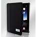 Shield iShell - Black Luxury Leather Case/Flip Stand For Apple iPad 1 - Premium Quality