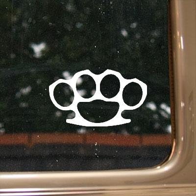 Bike Art Car Sticker Decal Home Decor Adhesive Vinyl Car White Auto Decoration Notebook Die Cut Brass Knuckles Decor Street Fighter Macbook