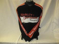Harley Davidson Men's Long Sleeve Prestige Tee Pull Over Shirt. Embroidery. 98477-06VM