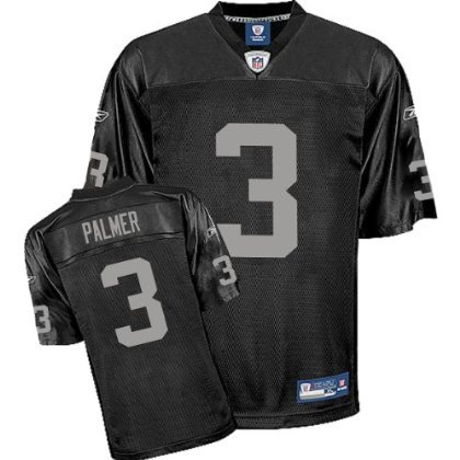 Carson Palmer Oakland Raiders Black Replica Jersey Size48(medium)