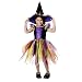 Girls or Toddler Glitter Witch Costume - Child Medium