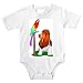 Onesie with hound, dog, basset, parrot