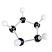 Wisehands Organic Chemistry Molecular Model, Student and Teacher Set (50 Atom Parts) with Grey Box