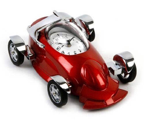 Kids Novelty Quartz Red Sports Car Alarm Clock Picture