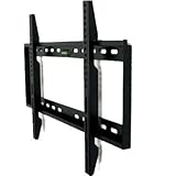 VideoSecu 3QK Black Wall Mount Bracket for Panasonic TH-42PX60U Plasma 42 inch HDTV TV Built in Bubble Leveler