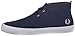 Fred Perry Men's Vernon Mid-Top Waxed Canvas Fashion Sneaker