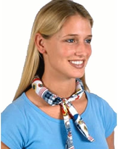 BLUBANDOO NECKBANDOO Cooling Neckwear - Zebra Forest Print - Made in USA