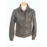 Women's Antonio Bella Leather Bomber Jacket