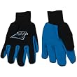 Carolina Panthers Black & Royal Jersey Work Gloves Nfl Mcarthur Towels R1304ttg