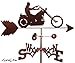 Hand Made EASY RIDER MOTORCYCLE GARDEN Stake Weathervane ~NEW~