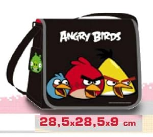Euromic - 7599520 Angry Birds Umhängetasche schwarz