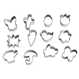 Wilton Easter 12pc Mini Metal Cookie Cutter Set