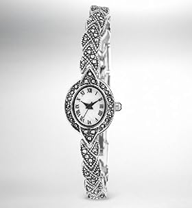 Oval Face Filigree Style Watch