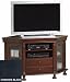 Corner Wide screen Tv Cabinet Glass Door Cheshire Black