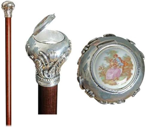 Luxury Cane With Secret Compartment. R925 Silver Handle.