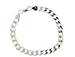 Brilliant Men's NICKEL FREE! Sterling-silver 11MM Italian Made Curb Link Bracelet