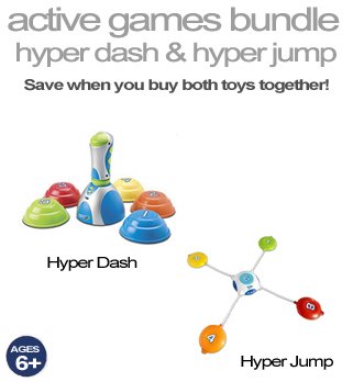 Childrens Toyshop  Toys : Active Games Bundle: Hyper Dash and Hyper Jump By Wild Planet Toys - Hyper Games