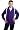 Purple/White