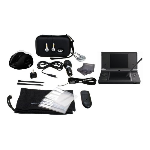 DSi 18 in 1 Starter Kit Bundle - Black (Nintendo DSi)