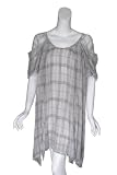 STELLA McCARTNEY Silk Bib Dress in Gray