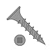 #10 x 3" Coarse Drywall Screws/Square/Bugle Head/Steel/Black Phos (Carton: 1,000 pcs)