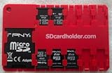 Micro Sd Card Holder-RED RED