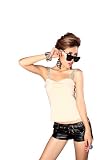 Krazy Sexy Club Cocktail Party Evening Tank Top #253 Nude S M L