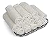 SALBAKOS - Premium Washcloths 12 Pack Set, 100% Turkish Cotton, Highly Absorbent & Quick Dry, Face Towels Wash Cloths for Hotel, Spa & Gym | 13