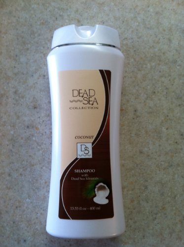 COCONUT SHAMPOO WITH DEAD SEA MINERALS BY THE DEAD SEA COLLECTION (13.53 OZ.) MADE IN ISRAEL