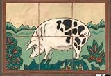 Pig by Susan Tuckerman. Art Print Poster FRAME IT.. 18 inches width by 12 inches height. Highest Quality Art Poster Print