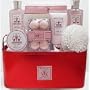 Peony In Bloom Bath and Body Spa Set - Gift Basket