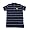 Antigua Michigan Classic Pique Stripe Polo shirt (Small, Navy/White)