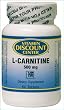 L-Carnitine 500 mg by Vitamin Discount Center 60 Tablets