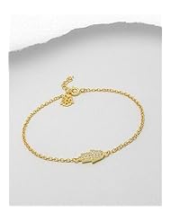 Hamsa CZ Bracelet In 92.5 Sterling Silver