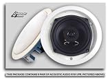 6 New Pair In Wall/Ceiling Speakers Acoustic Audio R191
