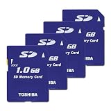 Toshiba 1GB Secure Digital (SD) Card - 4 pk