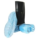 Professiional Non-Skid Blue Polypropylene Shoe Covers, XL, 400 Pieces