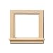 Dollhouse Miniature Pair of Glazed Dormer Windows