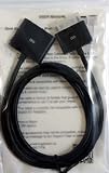 Dock Black Extension Extender Cable for iPod iPhone 4 4S iPad 2 4 ft Long 100cm = 39.37 Inches Male to Female - Soft Flexible - Works with Bose Sony iHome & other docking stations - Works for Audio w Bose SoundDock Sony iHome & other Docking Station - 1 YEAR WARRANTY