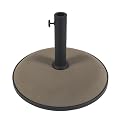 Concrete Umbrella Base - Champagne Bronze