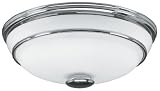 Hunter Exhaust Fan with light 81021 Victorian Bathroom Fans Chrome CFM = 90, Sones = 2.5
